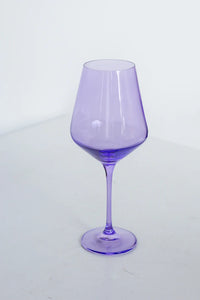 Estelle Stemware Wine Glass-Lavender