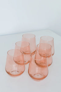 Estelle Stemless Wine Glass-Set of 6