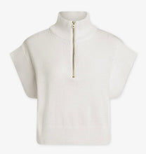Load image into Gallery viewer, Varley Snow White Fulton Cropped Knit Top