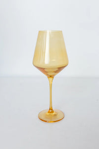 Estelle Stemware Wine Glass-Yellow