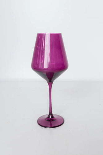 Estelle Stemware Wine Glass-Amethyst