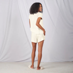 Faceplant Ivory Pajama Shorts