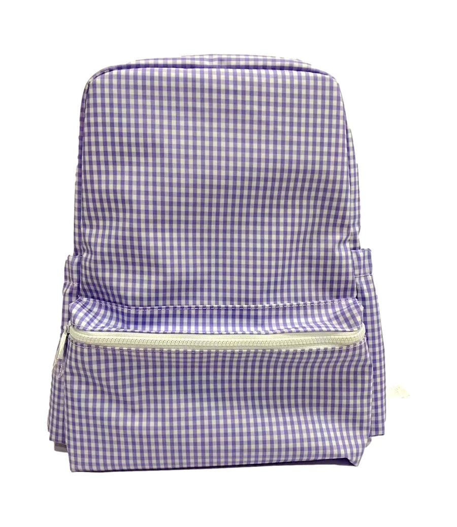 TRVL Backpacker Lilac Gingham Mod And Proper Trvl backpacker lilac gingham mod and proper
