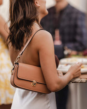 Load image into Gallery viewer, Madeline Recycled Crossbody Bag- Camel