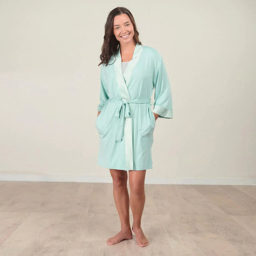 Faceplant Aqua Kimono Robe