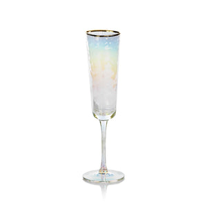 Aperitivo Triangular Luster Champagne Glass