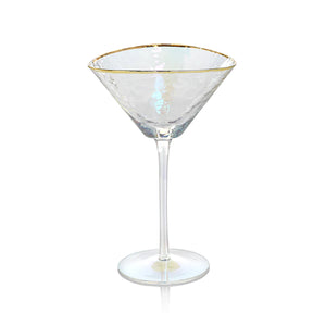 Aperitivo Triangular Luster Martini Glass
