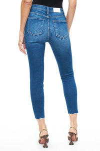 Pistola Aline High Rise Skinny Cropped Jeans-Catalina