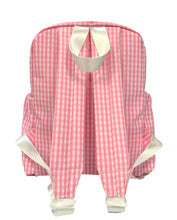 Load image into Gallery viewer, TRVL Mini Backpacker- Gingham Pink