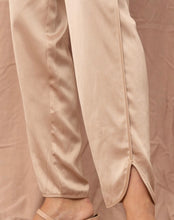 Load image into Gallery viewer, Taupe Yoryu Satin Pants