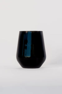 Estelle Stemless Wine Glass-Black