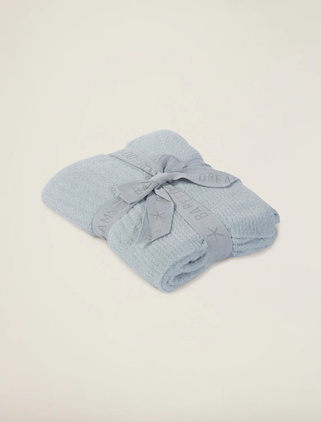 Barefoot Dreams Cozychic Ribbed Baby Blanket-Blue