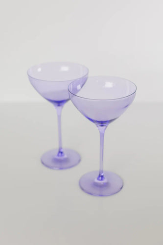 Estelle Martini Glass-Lavender