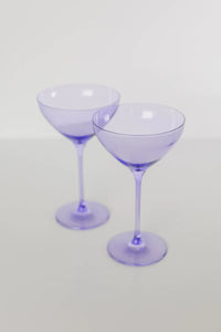 Estelle Martini Glass-Lavender