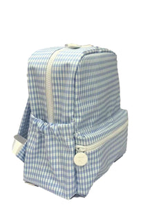 TRVL Mini Backpacker- Gingham Mist