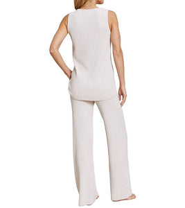 Barefoot Dreams CCUL Ribbed Lounge Set-Almond