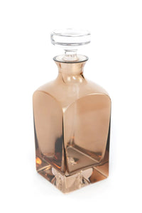 Estelle Colored Decanter-Heritage Amber Smoke