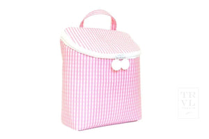 TRVL Take Away Insulated Bag- Gingham Pink