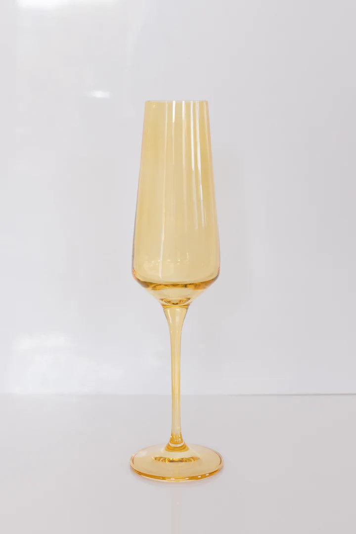 Estelle Champagne Flute-Yellow