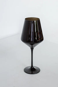 Estelle Stemware Wine Glass-Black